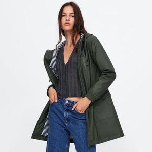 Zara- Water Repellent Parka- Raincoat